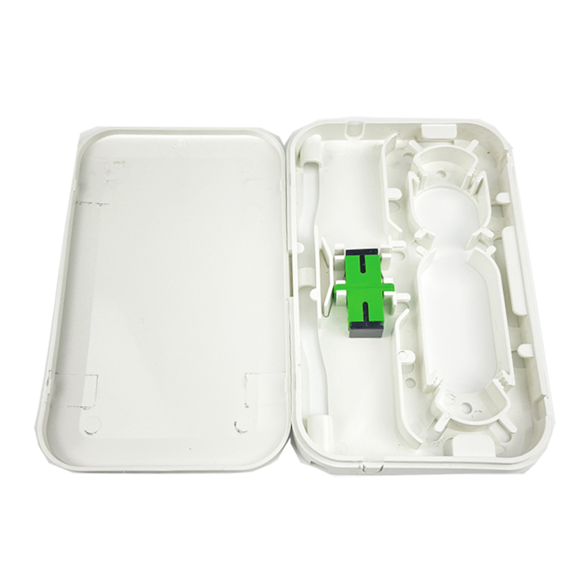 1 Core SC APC Plastic Fiber Optic Faceplate Socket Panel for Indoor FTTH Network Setup