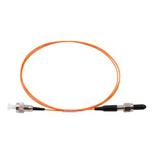 Quality FC UPC To SMA905 Fiber Optic Patch Cable Simplex 62.5/125 OM1 Multimode OFNR 0.9mm Orange wholesale