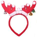 Fashion Antlers Headband Hat - Plush Rindeer Ears Costume Accessory For Party