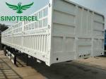 3 Axes Fence Cargo Semi Trailer 40 Ton 40 Foot Semi Trailer