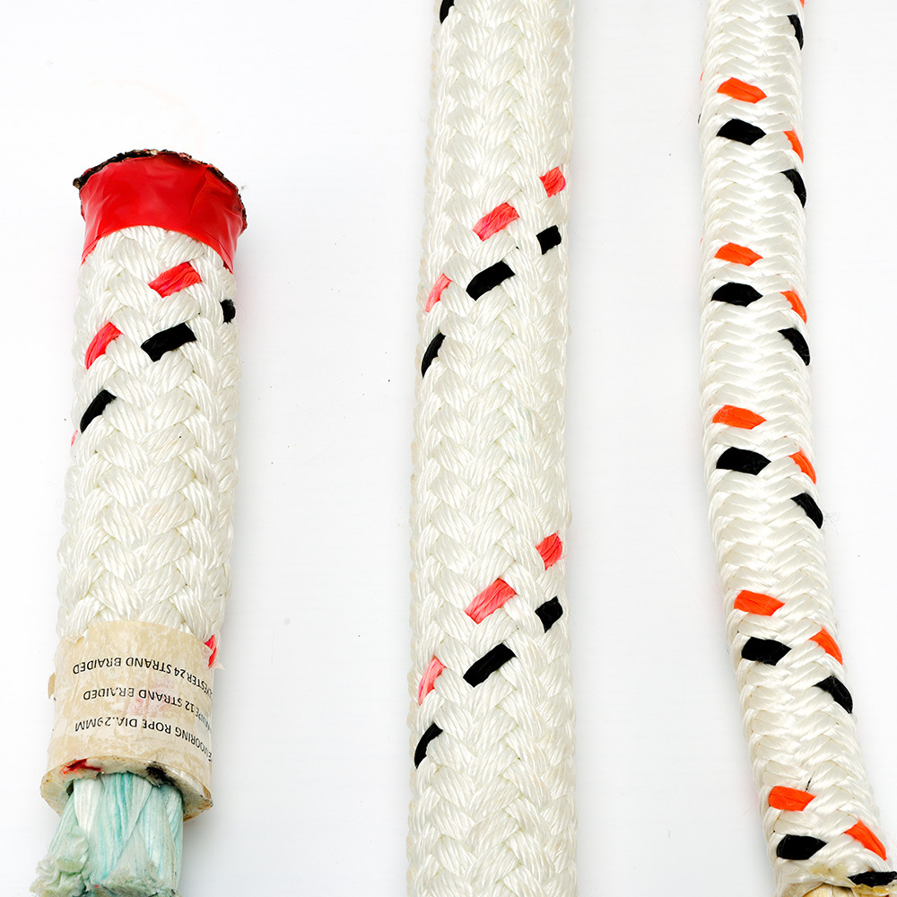 ABS Approved 12 Strand UHMWPE Rope With Double Braided Polyester Cover 32mmx500m