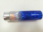Round Holographic Laminated Cosmetic Plastic Tube Packaging Flat Metallic Screw