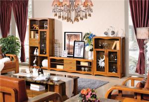 Quality modern Zingana wooden comibined cabinet TV stand furniture wholesale