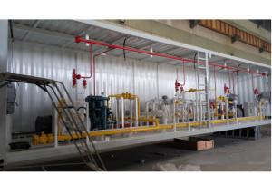 Quality 23000L Steel LPG Skid Station With Filling System And Storage Tanker wholesale