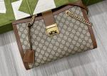 35cm Length Strap Shoulder Backpack Embroidery Genunie Leather