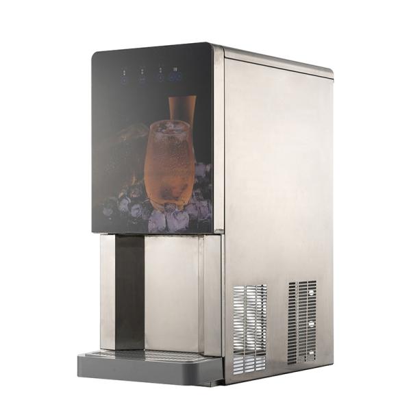 120kg/24Hrs Stainless Steel Ice Maker Machine with 4kg Ice Storage Commercial