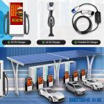 DC Car Taxi Charge Outdoor Digital Signage Totem Display EV Charging Station
