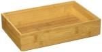 Bamboo wood kitchen cutlery holder drawer organizer