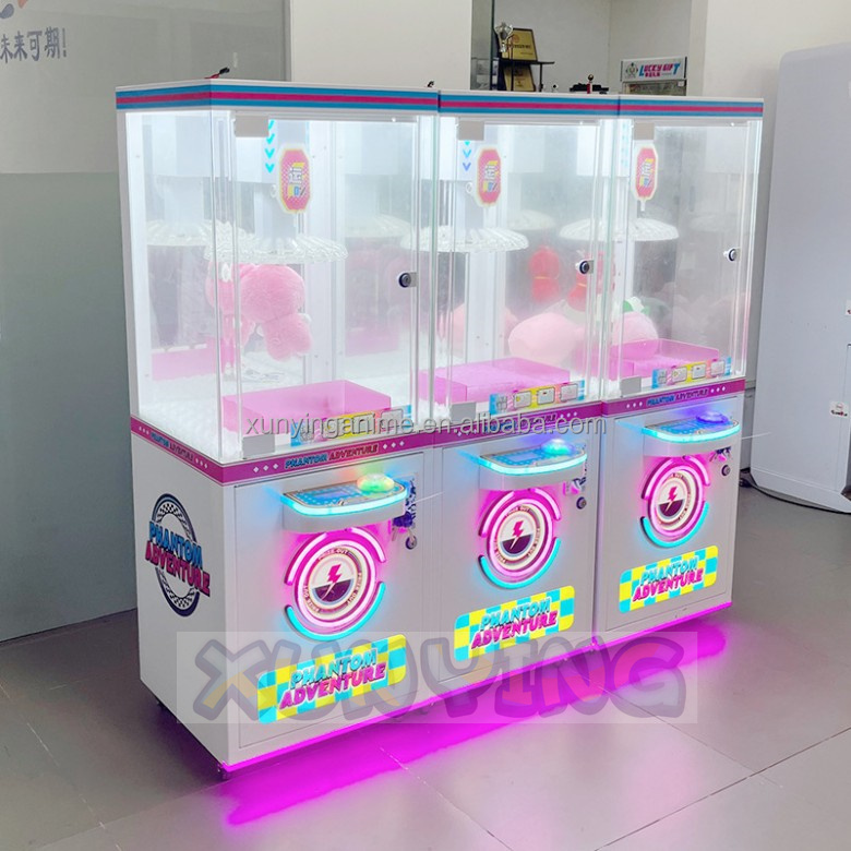110V Gachapon Machines Single Prize Cube Claw Machine 50KG