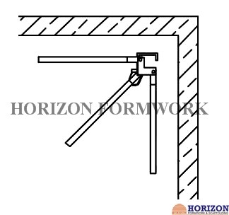 Stabilizing Adjustable Steel Props Q235 Scaffolding Tripod In Formwork Erection