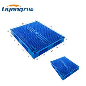 Quality 1400*1100mm Plastic Skid Pallet Plastik Heavy Duty HDPE Pallets wholesale