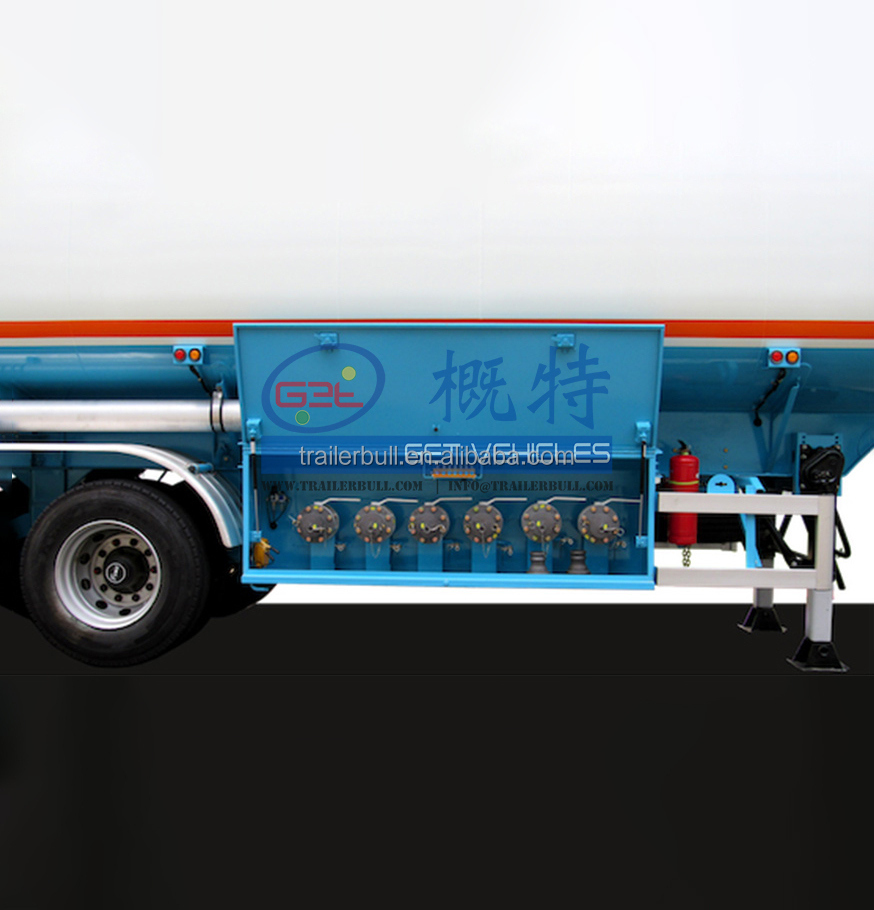 40m3 Fuel Tank Semi Trailer with 27T Payload and 4 Compartments for Diesel Fuel Jet