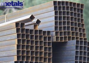 Quality Black Square Rectangular 5mm Carbon Steel Tube Metal Building Materials wholesale