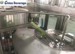 Stainless Steel Water Bottling Machine 7000 BPH Multi Function Square Bottle
