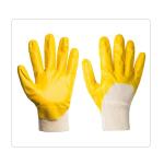Nitrile Half Coating Interlock Liner Water Resistant Gloves