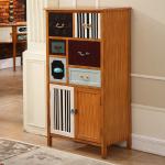 6 Drawer Vertical NC Painting Solid Wood Storage Cabinet Family Room Furniture