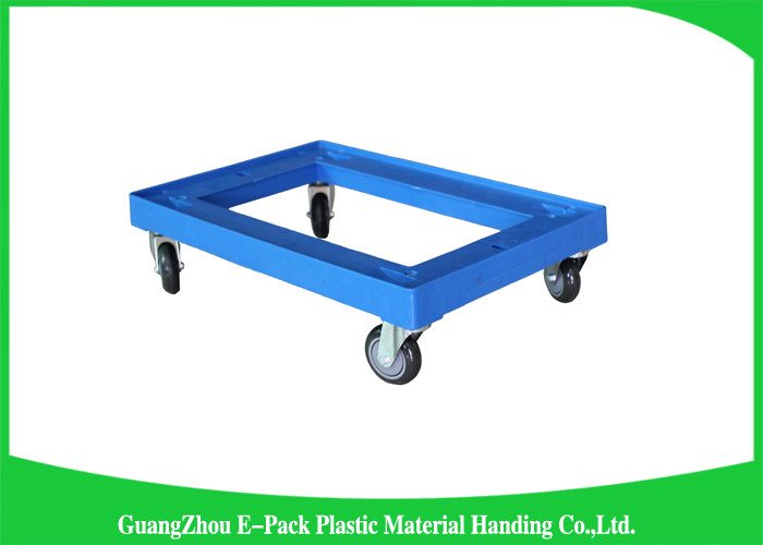 Foldable Antistatic Plastic Moving Dolly Transport Turnover For Industrial