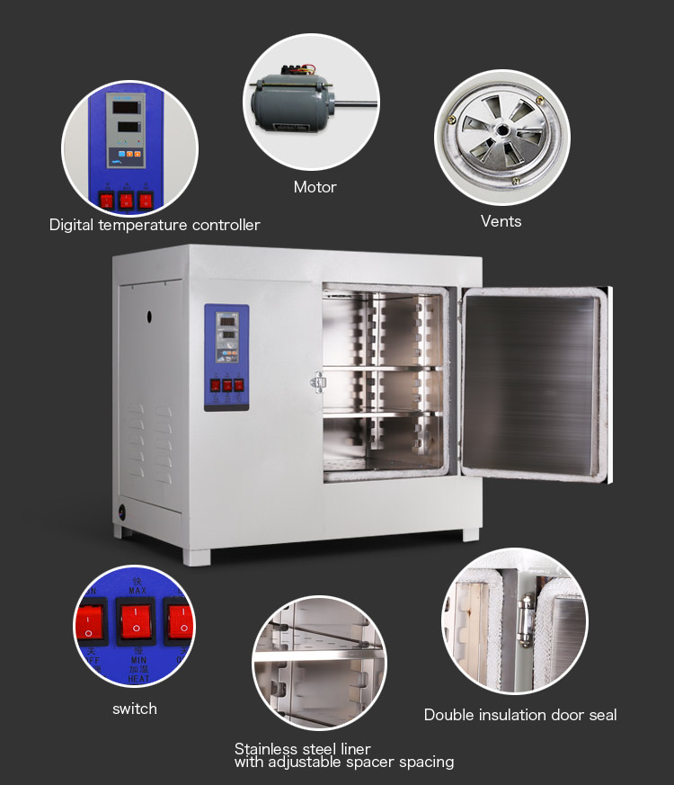 600C Laboratory Dryer Oven SUS304 Inner High Temperature Drying Oven
