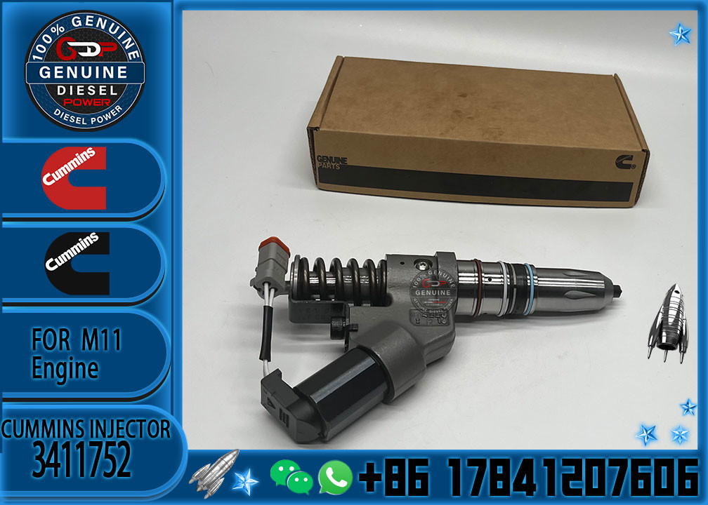 High Quality Diesel Engine Fuel Injector 3411752 3084589 3087557 For CUMMINS ISM QSM M11 Engine