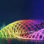 Stainless Signal Control Digital Swing Fountain Modern