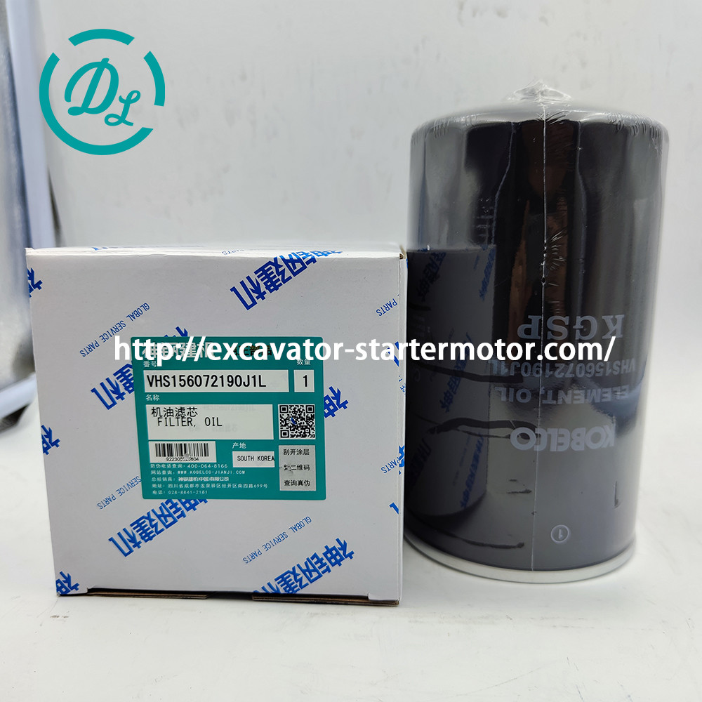 VHS156072190 VHS156072190J1L Excavator Oil Filter Kobelco SK200-8