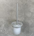 Wall Mounted Kitchen Sink Brush Caddy Glass Bathroom Cleaning Tools