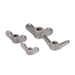 Quality Metric Measurement System Stainless Steel SS304 SS316 Wing Nut DIN315 Alloy Steel for Industrial Applications wholesale