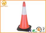 Construction Site Traffic Safety Cones , Road Safety Reflective Lightweight