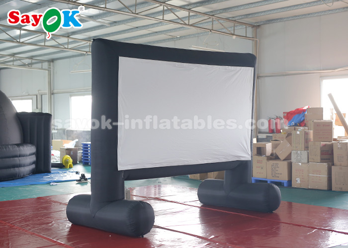 Inflatable Video Screen Portable Inflatable Movie Screen With Air Blower For Backyard / Parks