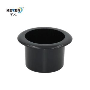 Quality KR-P0212 2 Inch Cooling Recessed Cup Holder Plastic Material For Furniture Deep Black wholesale