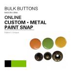 Barrel Rack & Spray Paint DTM Fabric Clothing Colour 4 - Parts Bulk Snap Brass