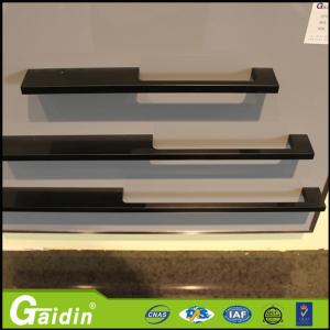 Quality bedroom kitchen accessories powder coated foggy siver aluminum furniture handle wholesale