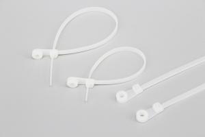 Quality DEMOELE 200mm black self locking multi colored mountable head nylon cable ties wholesale