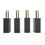 Durable Defense Robust Security Full Auto Hydraulic Bollards