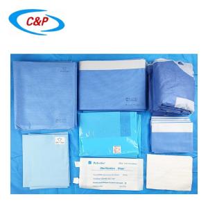 Quality Blue SMS Orthopedic Disposable Surgical Pack Sterile Sheet Antibacteria wholesale