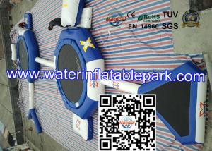 Quality Commercial Business Inflatable Water Games , Funny Inflatable Water Trampoline wholesale