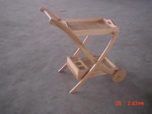 Quality China LFurniture Wood Food Cart with Wheels-18 wholesale