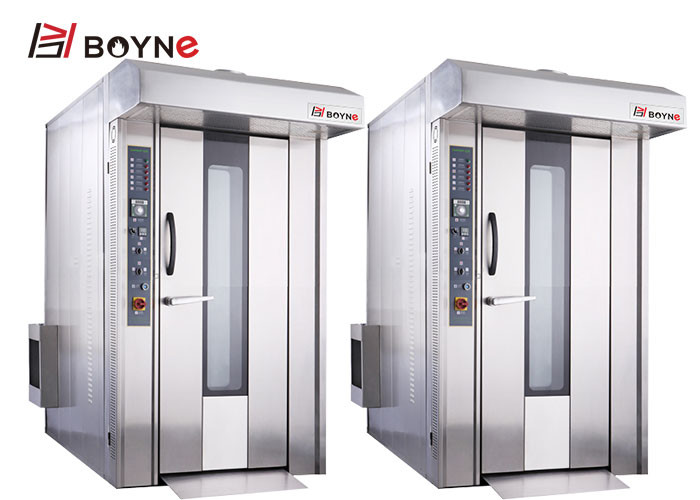 Commercial Stainless Steel Sixteen Trays Electric Gas Diesel Rotary Oven For Bakery