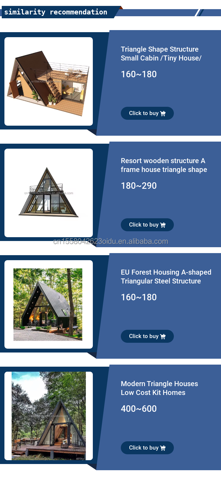 Triangle Shape Small Cabin A Frame House Kit For Living In Chinese Design Style With Customized Color