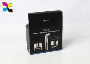 Quality Black Custom Packaging Boxes Matt Lamination For Gift Cosmetic Packing wholesale