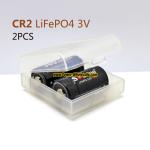 Soshine LiFePO4 15266 (IFR CR2) 3.2V 300mAh Protected Rechargeable Battery