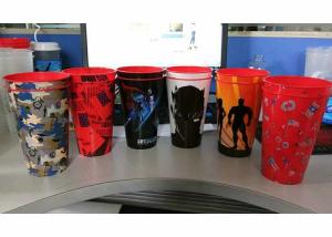 Quality FDA Food Grade PP Disposable Juice Cups with Custom Logo / Color wholesale