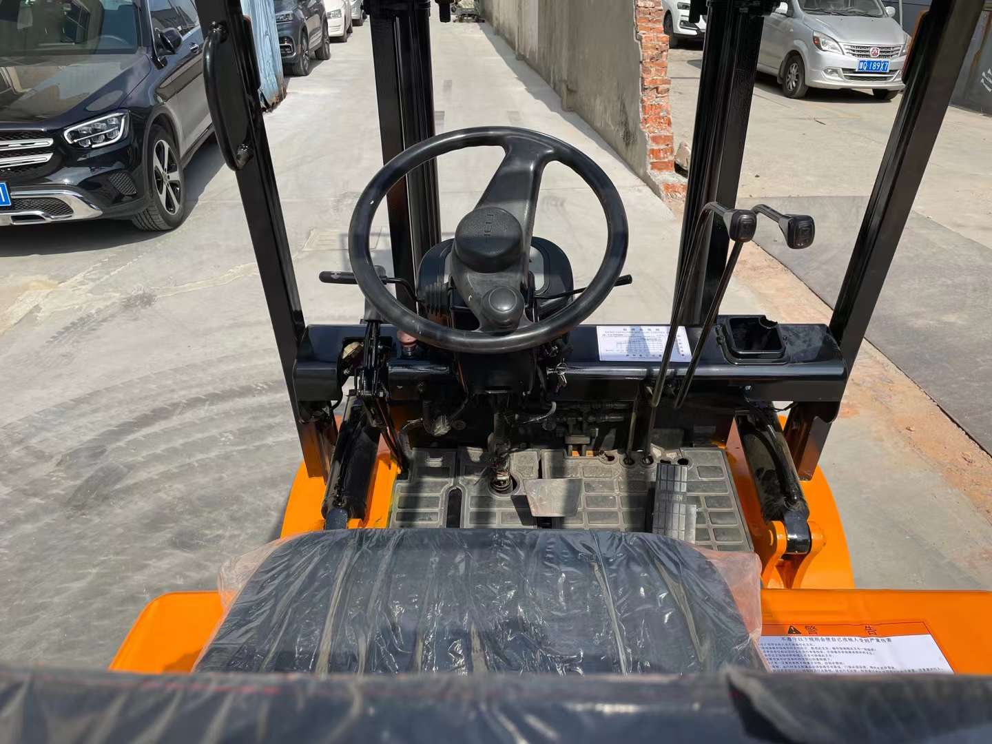 Second Hand Folk Lift Truck with 2485x1235x2255 Dimensions and High Qualit