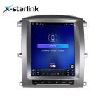 Tesla Screen 12.1 Inch Android 13 Car Dvd For Toyota LC100 2002-2007