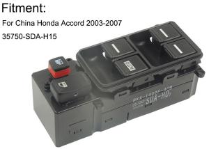 Quality ABS Material Honda Power Window Switch For Honda Accord 2003-2007 Driver Side wholesale