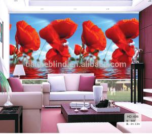 Quality New design single Digital print blackout 3D roller blinds fabric wholesale