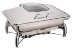 Buffet Stainless Steel Cookwares Mechanical Hinge Induction Chafing Dish Full