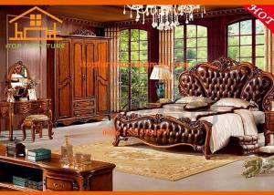 Quality Online American style antique luxury cheap bedroom furniture sets wholesale