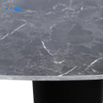 1750*850mm contemporary cut to size Ceramic top Dining Table, KD,metal base