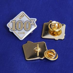 Quality new design promotion metal printing badge, 100% club metal gift badge wholesale